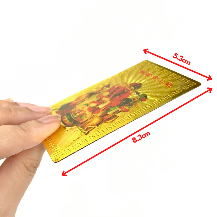 Thẻ Kim Bài Tam Đa Phúc Lộc Thọ